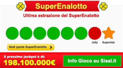 live superenalotto|estrazione superenalotto oggi.